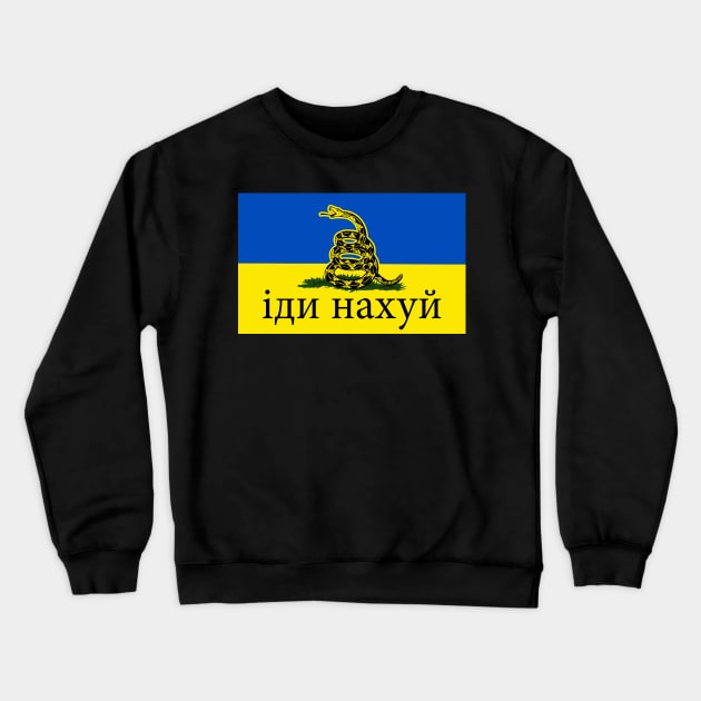 Russian Warship Go F Yourself Crewneck Sweatshirt by Scar